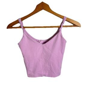 Lululemon Cami Cropped Tank Top In Vita Pink No Size Tag XS